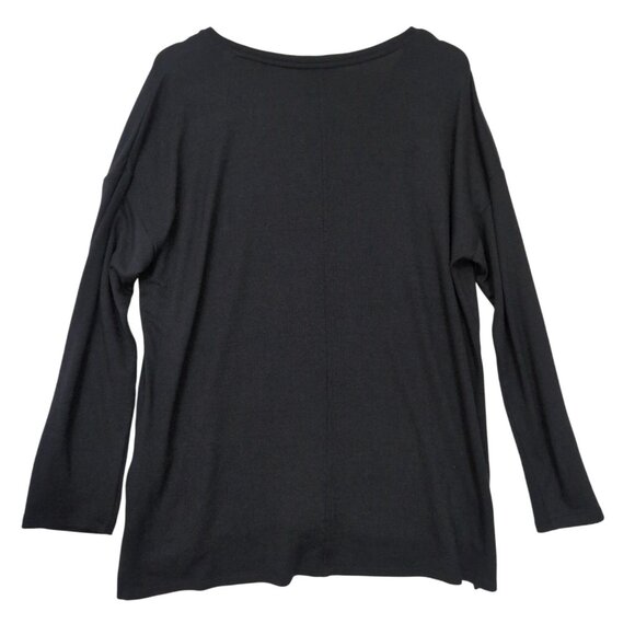 Banana Republic Sweater Womens L Black Round Neck Pullover Long Sleeve Capsule - Picture 5 of 8